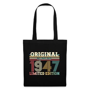 77th Birthday Original August 1947 Born 1947 - Tote Bag - black - Front