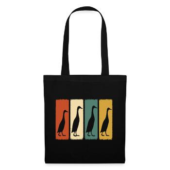Ducks Retro Duck Duck Breeder Duck Breeding - Tote Bag - black - Front