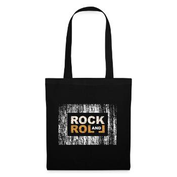Rock and Roll (Typography Edition) - Sac en tissu - noir - Devant