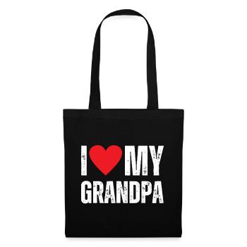 I Love My Grandpa - Tote Bag - black - Front