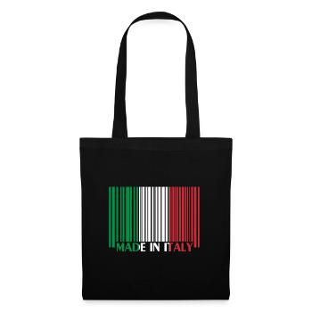 made in italy - Stoffbeutel - Schwarz - Vorne