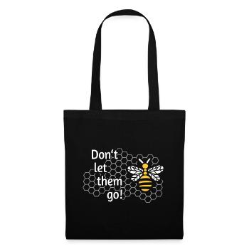 Save the Bees - Save the Bees - Tote Bag - black - Front