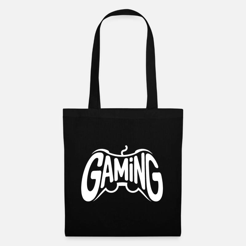 Gaming - Cool Controller Logo - Tote Bag - black