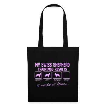 Blanc Blanc Berger Suisse Mama Rose - Sac en tissu - noir - Devant