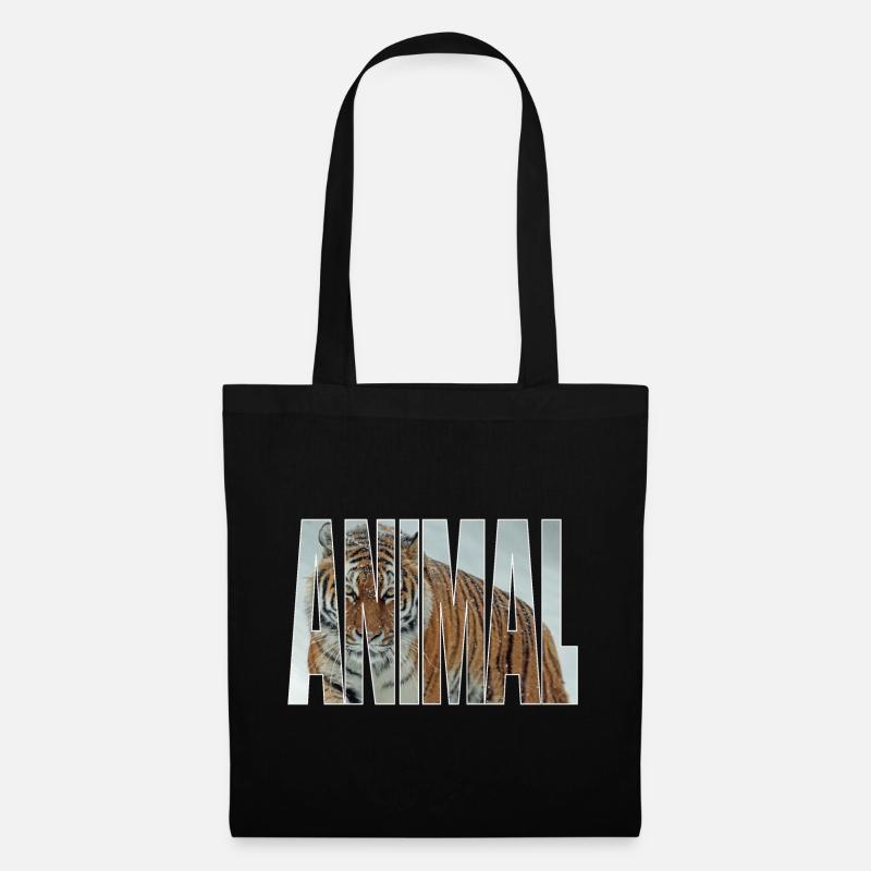 Tiger - Stoffbeutel - Schwarz