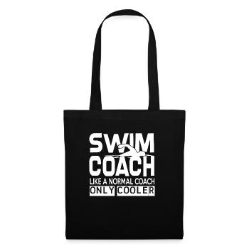 Maillot de bain cadeau de plongée pour entraîneur de sport - Sac en tissu - noir - Devant