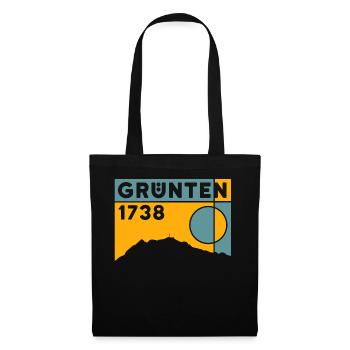 Grünten Crossing Randonnée Randonnée Souvenirs - Sac en tissu - noir - Devant