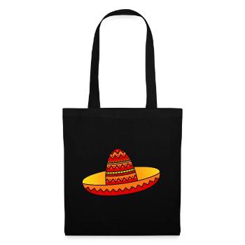sombrero - Sac en tissu - noir - Devant