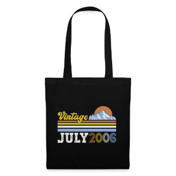 18ème anniversaire Original Juillet 2006 Millésime 2006 - Sac en tissu - noir - Devant