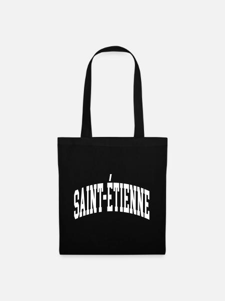 Saint-Étienne - Stoffbeutel - Schwarz