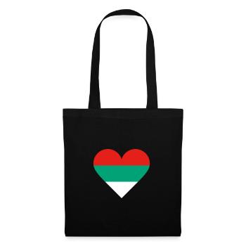 Ich liebe Bulgarien, Bulgarien, Herz - Stoffbeutel - Schwarz - Vorne