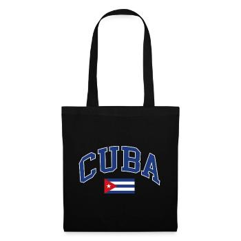 Cuba - Stoffbeutel - Schwarz - Vorne