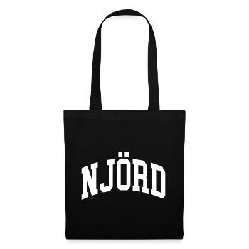 Njörd - Stoffbeutel - Schwarz - Vorne