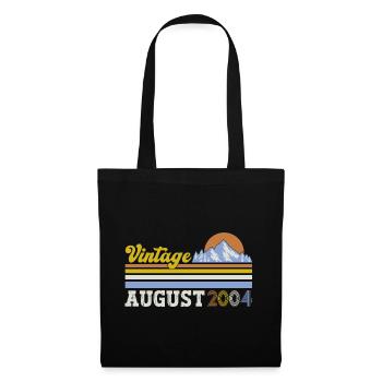 20th Birthday Original August 2004 Vintage 2004 - Tote Bag - black - Front