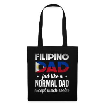 Papa philippin cool pour philippin - Sac en tissu - noir - Devant