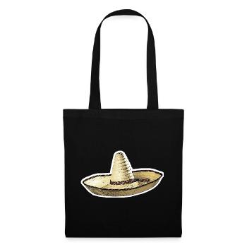 Sombrero - Stoffbeutel - Schwarz - Vorne