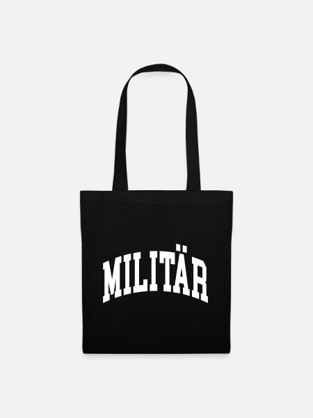 Militär - Stoffbeutel - Schwarz