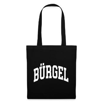Bürgel - Sac en tissu - noir - Devant