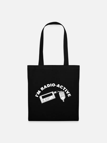I'm Radio Active Amateur-Funker - Stoffbeutel - Schwarz