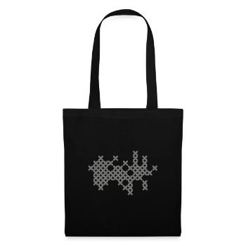 Motifs fantastiques - Sac en tissu - noir - Devant