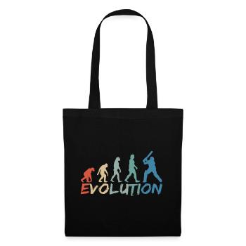 Cricket Cricket Batsman Evolution Vintage - Tote Bag - black - Front