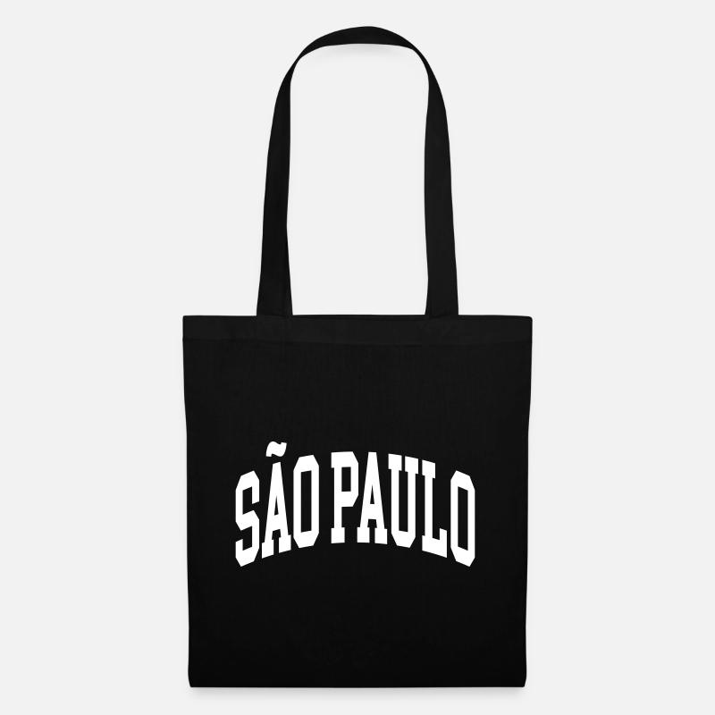 Sao Paulo - Stoffbeutel - Schwarz