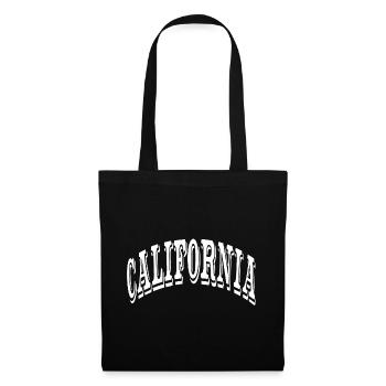 California - Stoffbeutel - Schwarz - Vorne