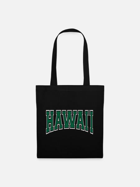 Hawaii - Stoffbeutel - Schwarz