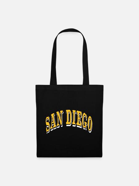 San Diego - Stoffbeutel - Schwarz