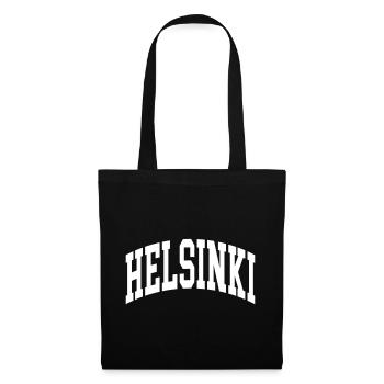Helsinki - Stoffbeutel - Schwarz - Vorne