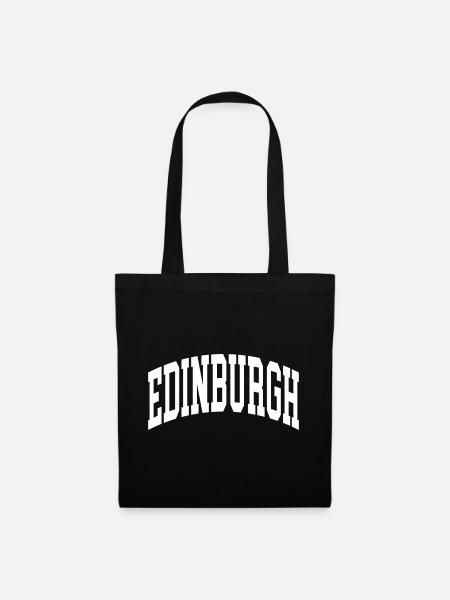 Edinburgh - Stoffbeutel - Schwarz