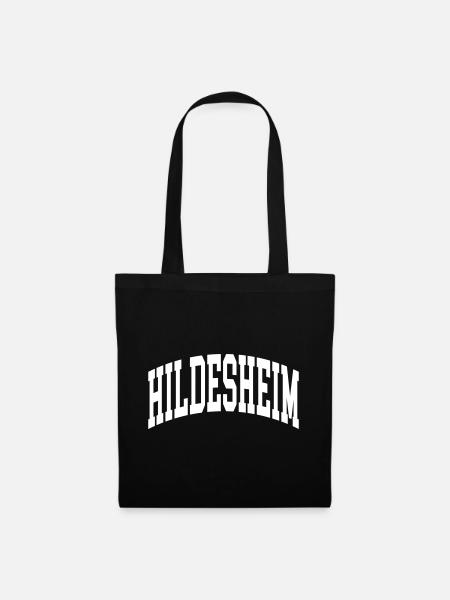 Hildesheim - Stoffbeutel - Schwarz