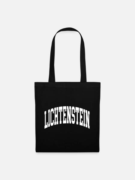 Lichtenstein - Stoffbeutel - Schwarz