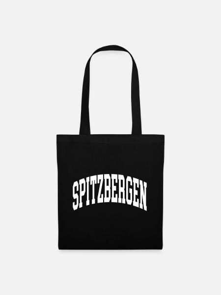 Spitzbergen - Stoffbeutel - Schwarz