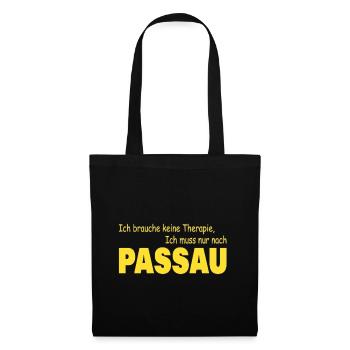 Therapie Passau - Stoffbeutel - Schwarz - Vorne