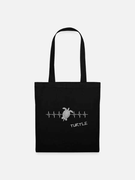 Turtle turtle - Stoffbeutel - Schwarz