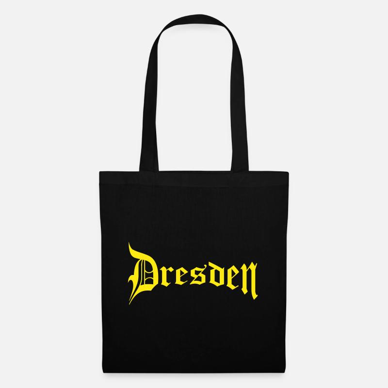 Dresden - Stoffbeutel - Schwarz