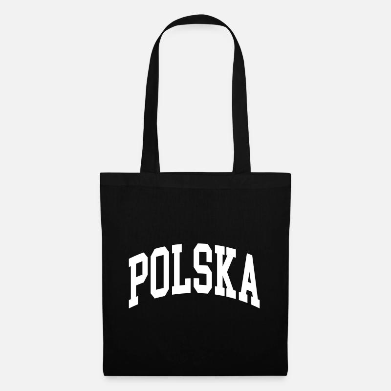 Polen - Stoffbeutel - Schwarz