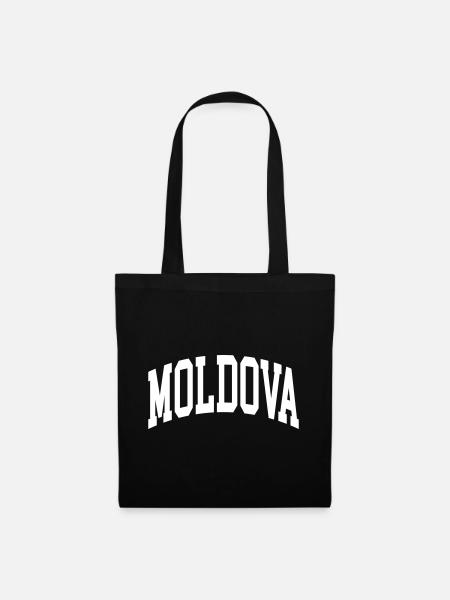 Moldau - Stoffbeutel - Schwarz