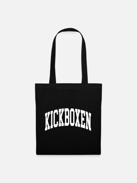 Kickboxen - Stoffbeutel - Schwarz