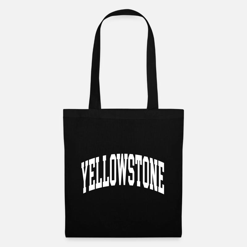 Yellowstone - Stoffbeutel - Schwarz