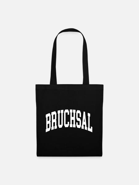 Bruchsal - Stoffbeutel - Schwarz