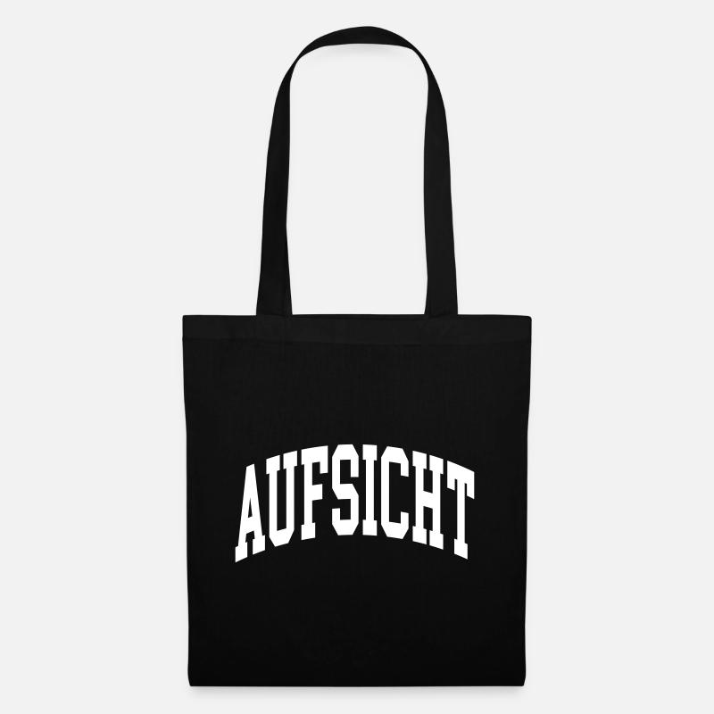 Aufsicht - Stoffbeutel - Schwarz