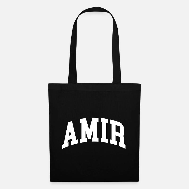 Amir - Stoffbeutel - Schwarz