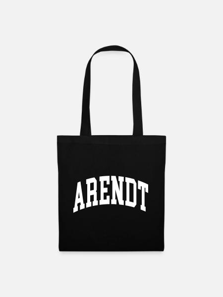 Arendt - Stoffbeutel - Schwarz