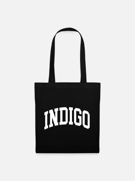 Indigo - Stoffbeutel - Schwarz