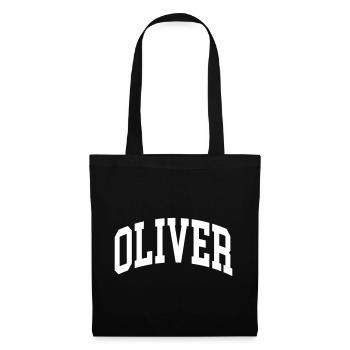 Oliver - Sac en tissu - noir - Devant