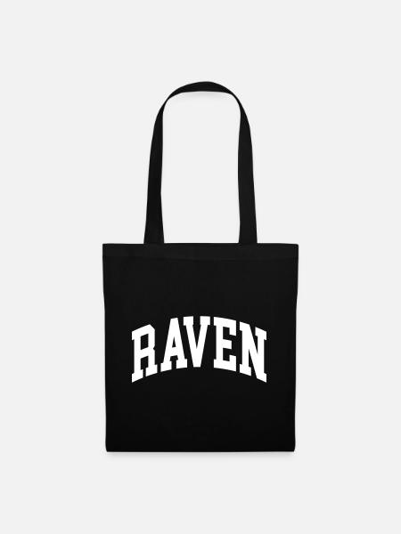 Raven - Stoffbeutel - Schwarz