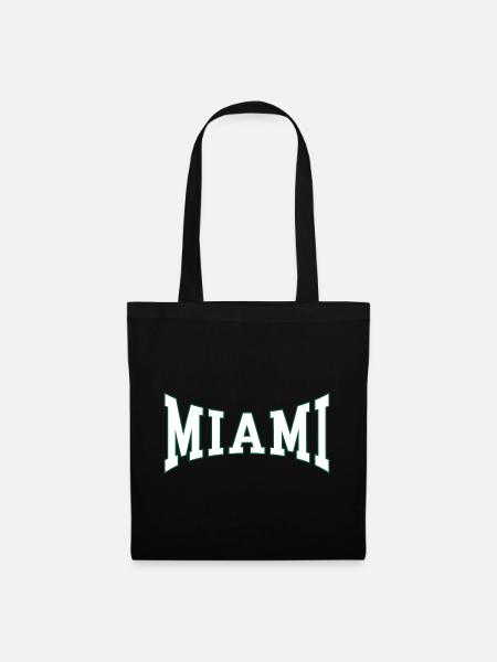 Miami - Stoffbeutel - Schwarz