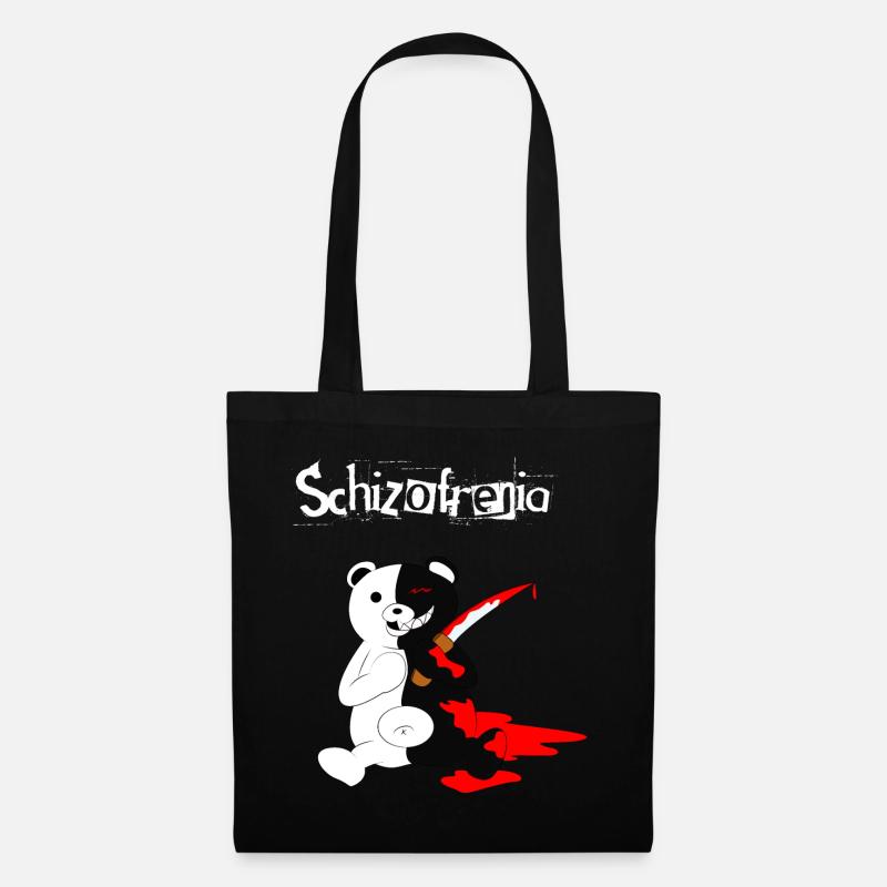 Schizophrenie - Stoffbeutel - Schwarz